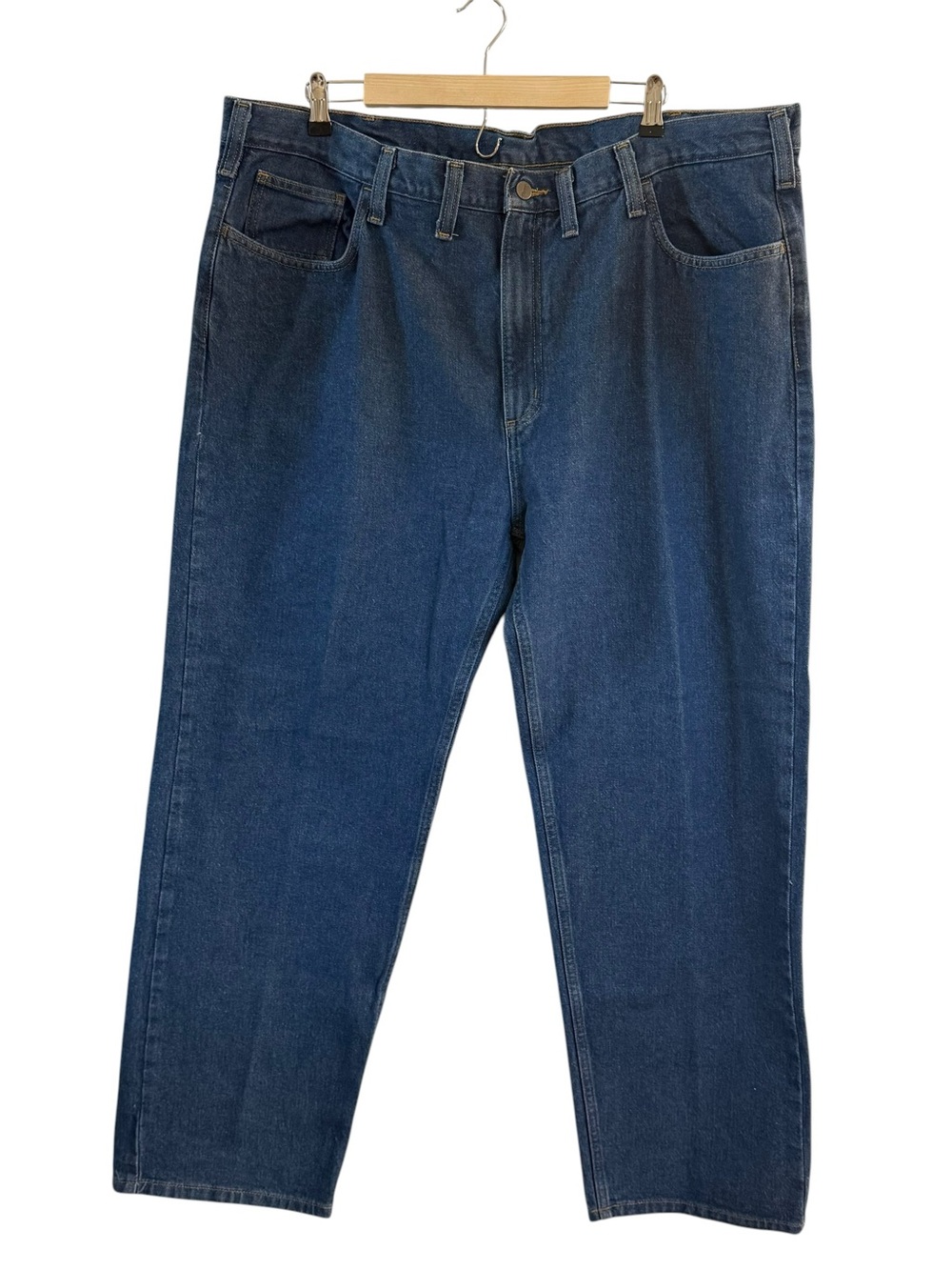 Carhartt B350 DNM Jeans Men’s 44x30 Relaxed Fit Straight Leg Blue Denim Workwear